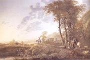Aelbert Cuyp An Evening Landscape (mk25) oil painting reproduction
